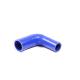 Reducteur silicone  90°  bras de  100 mm - Couleur bleu ou noir -Températures: -50°c à + 180°c