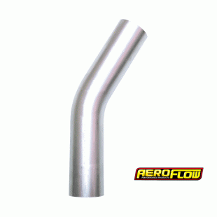 Coude aluminium 30° bras de 150mm de long, avec bourrelet anti-extraction.