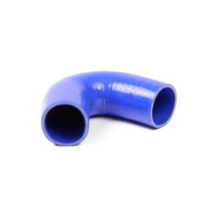 Durite silicone 135° bras de 100mm - Couleur bleu ou noir - Températures: -50°c à + 180°c
