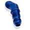 adaptateur male/mâle passe-cloison  45° JIC 1-1/16 X 12 ( dash 12) Choix du materiaux : Aluminium anodisé Bleu ( BL )