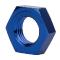 Contre-écrou JIC 7/16X20 (dash 4) Choix du materiaux : Aluminium anodisé Bleu ( BL )
